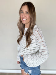 Caroline Sweater (available in Black and White) - FINAL SALE