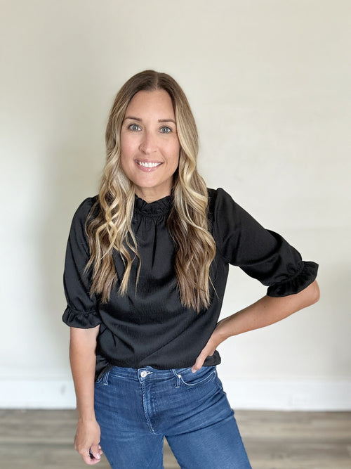 Chase Top - Black - FINAL SALE