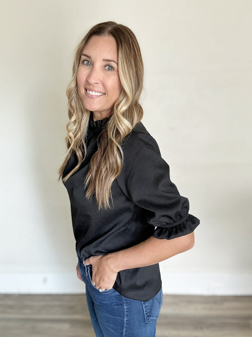 Chase Top - Black - FINAL SALE