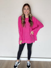 Addison Tunic - Hot Pink - FINAL SALE