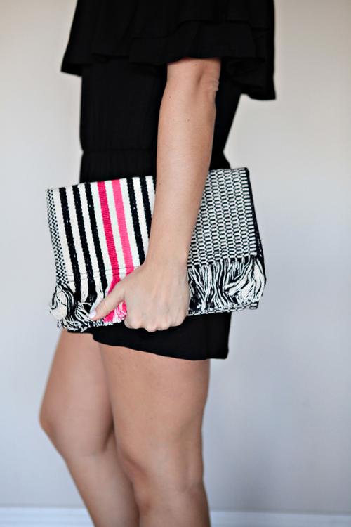 Cecilee Clutch - Gray Monroe