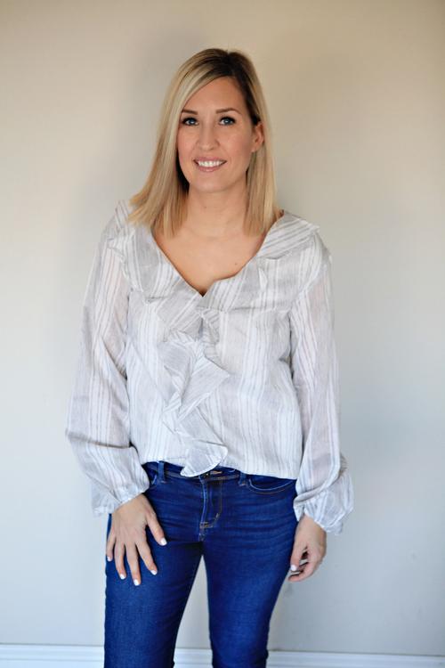 Amelia Top - Gray Monroe