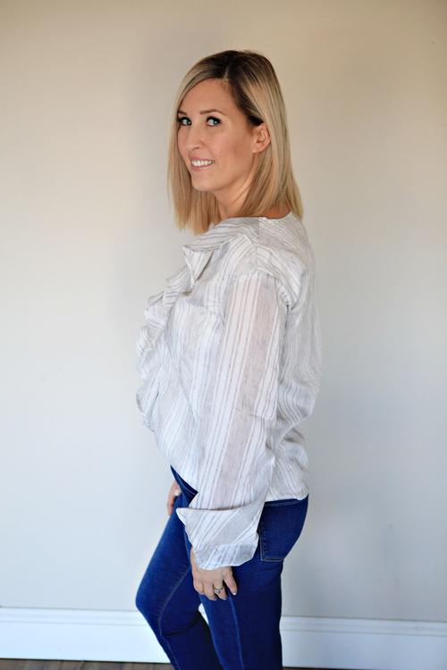 Amelia Top - Gray Monroe
