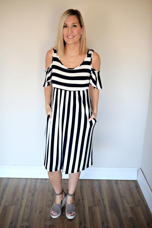 Carson Dress - Gray Monroe