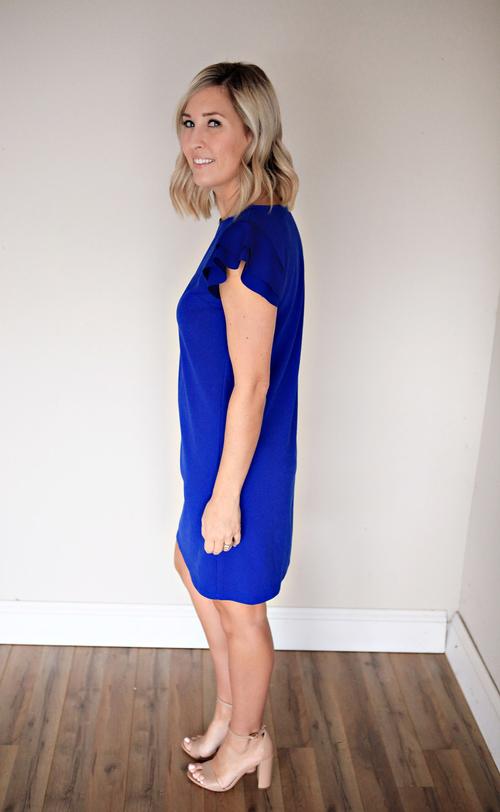 Ash Dress - Blue - Gray Monroe