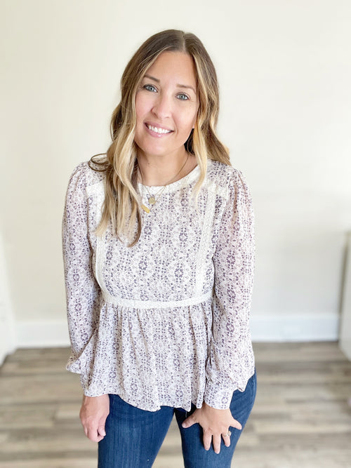PRE-ORDER Owen Top - Creme